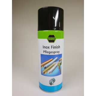Arecal Inox Finish Edelstahlpflege, Glanzpflege und Schutz für Chrom- und Edelstahlteile 400 ml